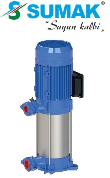 SUMAK, SHT12-450/8, 4.5HP, 380V, DÜŞEY MİLLİ KADEMELİ POMPA