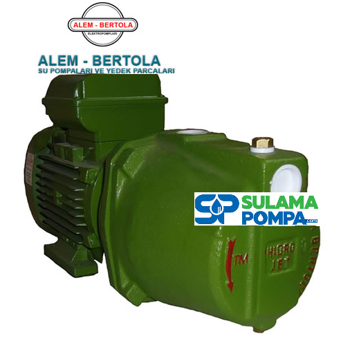 ALEM BERTOLA HİDRO-JET 2,HP 220V DÖKÜM GÖVDELİ JET POMPA