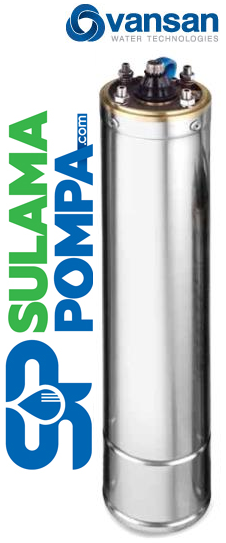 VANSAN VSM04/2 T 2.HP 380V DERİN KUYU DALGIÇ MOTOR