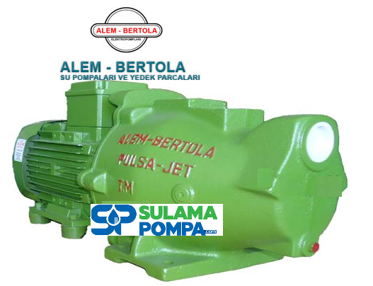 ALEM BERTOLA PULSA-JET 1,5 HP 220V DÖKÜM GÖVDELİ JET POMPA