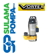 VORTEX VX 400 T 4.HP 380W Pis Su Foseptik Parçalayıcılı Dalgıç Pompa ( Açık Fanlı )