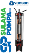 VANSAN 6/15 15 HP 380V 6'' DERİN KUYU DALGIÇ MOTOR