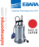 EBARA BEST 4 M  1,5 HP PASLANMAZ ÇELİK DRENAJ DALGIÇ POMPA