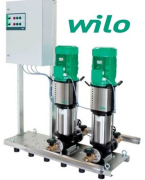 Wilo COE2-Helix V 404-1/16/E/S/0.55 kW  380V  İki Pompalı Paslanmaz Çok Kademeli Yüksek Verimli Dikey Hidrofor
