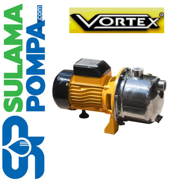 VORTEX VPİ 100 İNOX S/S 1.HP PASLANMAZ GÖVDELİ JET POMPA