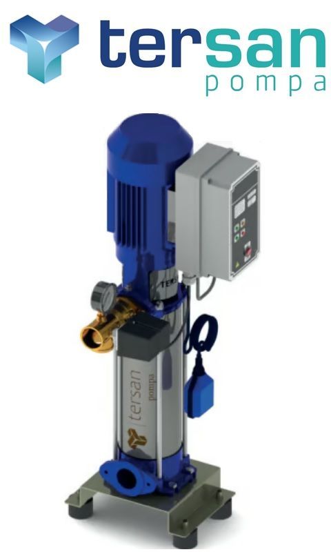 TERSAN, 1xTH 6-6, 0.75HP, 380V, TEK POMPALI, DÜŞEY MİLLİ, ÇOK KADEMELİ HİDROFOR