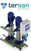 TERSAN, 2xTH 6-14, 2x2HP, 220V, ÇİFT POMPALI, DÜŞEY MİLLİ, ÇOK KADEMELİ HİDROFOR