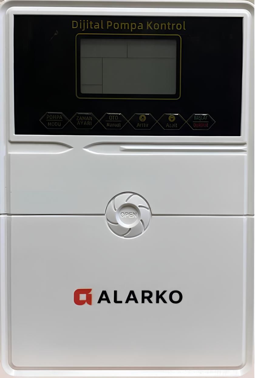 Alarko Y2 4000 MONOFAZE 1HP - 3HP, 220V, İKİ POMPALI HİDROFOR DİJİTAL KONTROL PANOSU (ELEKTRONİK)