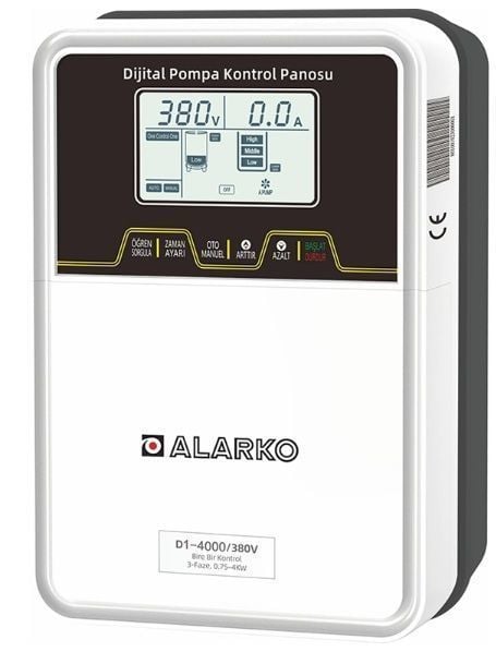Alarko A3 7500 TRIFAZE 1.5HP - 10HP, 380V, ÜÇ POMPALI HİDROFOR DİJİTAL KONTROL PANOSU