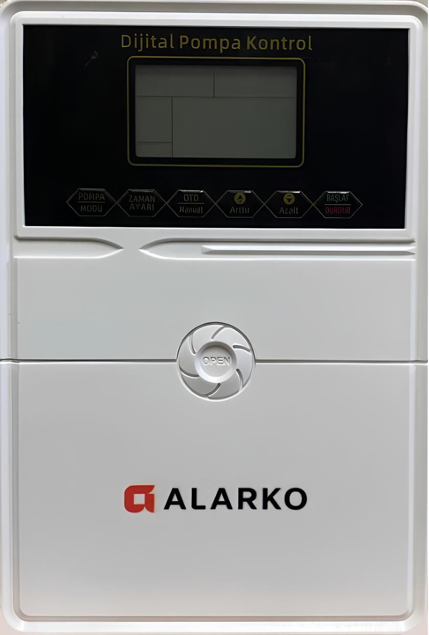 Alarko A3 4000 MONOFAZE 1HP - 3HP, 220V, ÜÇ POMPALI HİDROFOR DİJİTAL KONTROL PANOSU (ELEKTRONİK)