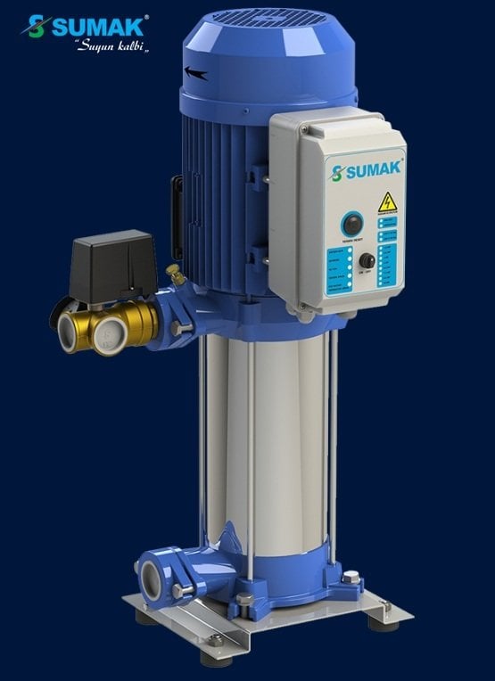 Sumak SHT16A  750/7   1X5.5 kW  380V  Tek Pompalı Düşey Milli Kademeli Hidrofor