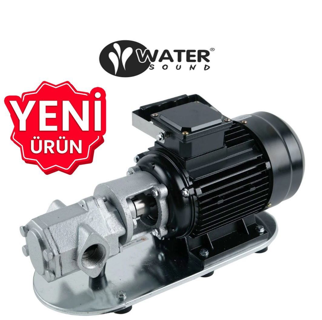 WATER SOUND WCB-100T, 1.5HP, 380V, DİŞLİ, YAĞ TRANSFER POMPASI [ 1450 d/d ]