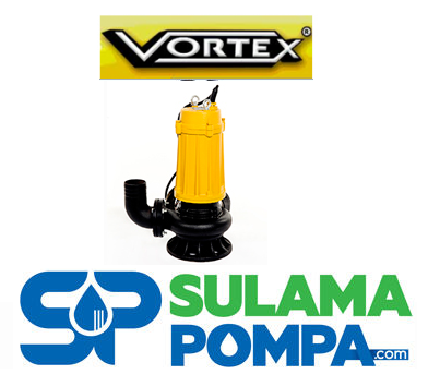 VORTEX W 550 B-4 7.5 HP 380V AÇIK FANLI PİS SU FOSEPTİK DALGIÇ POMPA