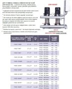 ATLANTİS BLU  YKSS 18-8 KT  2x6.5 HP 380V  ÇİFT POMPALI DÜŞEY MİLLİ HİDROFOR