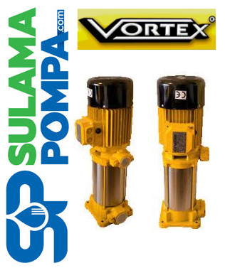 VORTEX VKP VD 6 - 08 M 3,HP Dik Milli Çok Kademeli (Norly Fanlı) Pompa