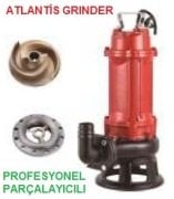Atlantis Blu GRINDER15-1.1T    1.5Hp 380V  Profesyonel Tip Özel Parçalayıcı Sistemli Foseptik Pompa