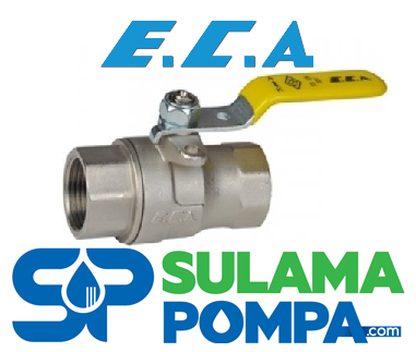 ECA RP 1'' KİLİTLEMELİ DOĞALGAZ KÜRESEL VANA (VALF)