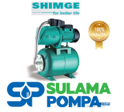 SHIMGE SGJW110+20 LT TANK 1.5 HP 220V YATAY TANKLI PAKET HİDROFOR