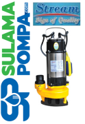 STREAM SVQ750F 1HP .220V ATIKSU DRENAJ VE FOSEPTİK DALGIÇ POMPA