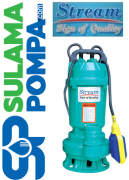STREAM SWQD 6-16-0,75 Flt. 1.HP 220V DÖKÜM GÖVDELİ FOSEPTİK DALGIÇ POMPA