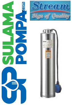 STREAM NKm 3/6 1.5 HP 220V DERİN KUYU VE KESON KUYU DALGIÇ POMPA