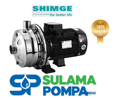 SHIMGE   WB2-70/110D 1,5HP 220W PASLANMAZ GÖVDELİ SANTRİFÜJ POMPA