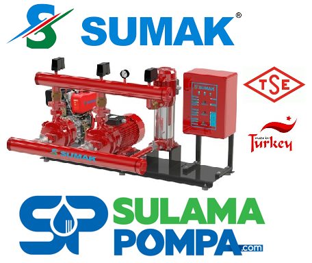 SUMAK SMKT 750 EDJY DİZEL+ELEKTRİKLİ+JOKEY YANGIN HİDROFORLARI