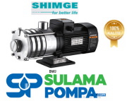 SHIMGE BWJT 2-6 1.HP 380W YATAY MİLLİ PASLANMAZ POMPA
