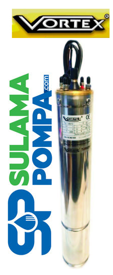 VORTEX VRT 750-7,5 HP 380w YAĞ SOĞUTMALI 4\'\' SONDAJ DALGIÇ MOTORU