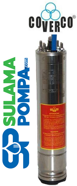 COVERCO 0.75 HP 220V 4\'\' YAĞ SOĞUTMALI SONDAJ DALGIÇ MOTORU