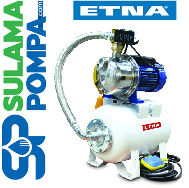 ETNA JET INOX 100-24 WS 1,HP 220V PASLANMAZ GÖVDELİ PAKET HİDROFOR