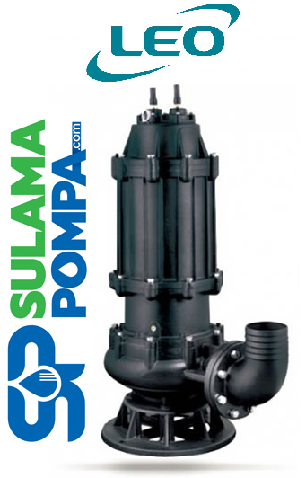 LEO 65WQ25-28-4 5.5 HP 380V AÇIK FANLI KANALİZASYON DALGIÇ POMPA