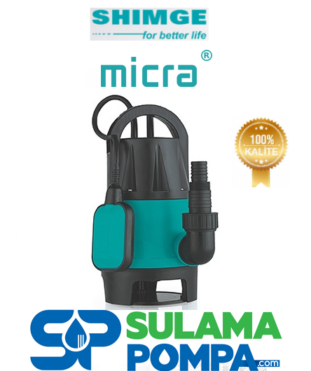 MİCRA CSP900D-5 900W 220V AÇIK FANLI DRENAJ DALGIÇ POMPA
