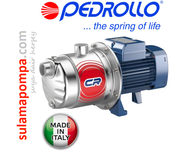 PEDROLLO 3CRM 80X  0.60 HP PASLANMAZ GÖVDELİ (KADEMELİ) JET POMPA