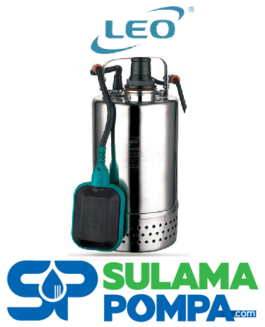 LEO XQS7.2-8.5/0.25S 0.33 HP PASLANMAZ ÇELİK TEMİZ SU DALGIÇ POMPA