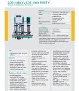 Wilo COE3-Helix V 1012-1/16/E/S/5.5 kW  380V  Üç Pompalı Paslanmaz Çok Kademeli Yüksek Verimli Dikey Hidrofor
