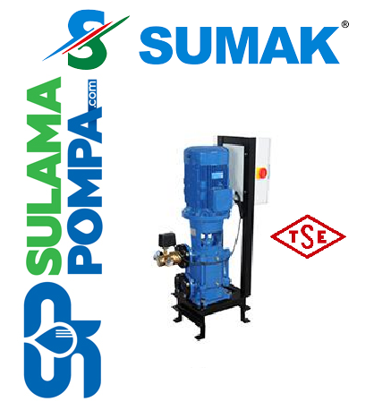 SUMAK SHT 32/6A 15.HP 380W DİK MİLLİ KADEMELİ HİDROFOR