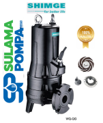 SHİMGE 50WQD8-10-1.1QG 1.5 HP 220V PARÇALAYICI BIÇAKLI FOSEPTİK DALGIÇ POMPA