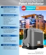 Alarko PZ 370   0.5Hp 220V  Sessiz Kabinli  Elektronik Kontrollü Paket Hidrofor