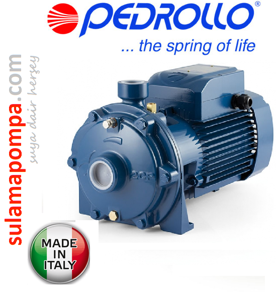 PEDROLLO 2CP 25/16A  3 HP 380W ÇİFT FANLI SANTRİFÜJ POMPA
