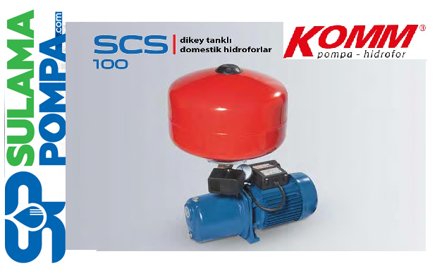 STAR SCS 100 M 1,HP 220V (4 KAT 8 DAİRE) PAKET HİDROFOR