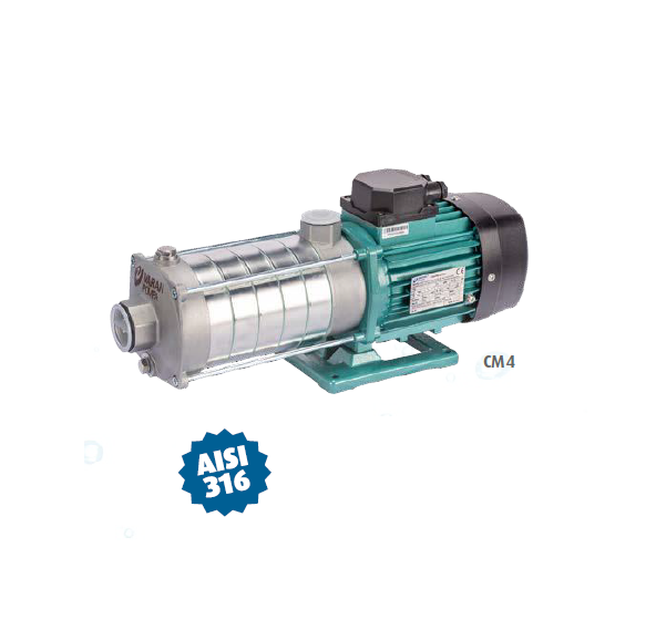 Varan CM4-60T - 1.5 Hp 380v Aısı (316) Komple Paslanmaz Çelik Santrifüj Pompa