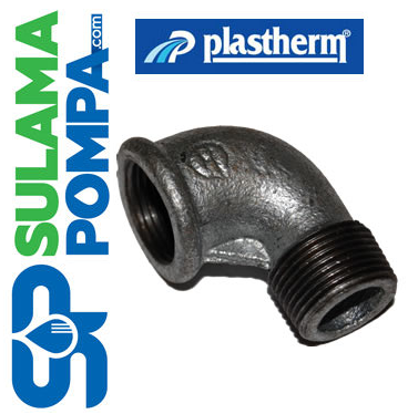 PLASTHERM 11/2'' GALVANİZ KUYRUKLU DİRSEK