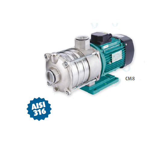 Varan CM8-40T - 3 Hp 380v Aısı (316) Komple Paslanmaz Çelik Santrifüj Pompa