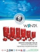 Wenta WE-200  200 Litre 10 Bar Dik Ayaklı Tip Hidrofor ve Genleşme Tankı / Manometreli