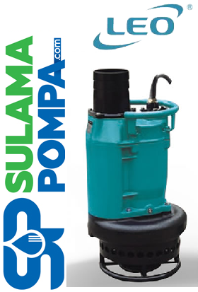 LEO 80KBS44- 5.5 HP 380W KARIŞTIRICILI ÇAMUR SUYU DALGIÇ POMPA