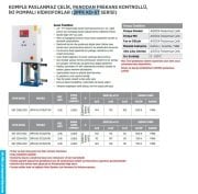 Etna 2PFK KO-ST20/9-110     2x15Hp 380V  İki Pompalı Dik Milli Frekans Kontrollü Komple Paslanmaz Çelik Hidrofor
