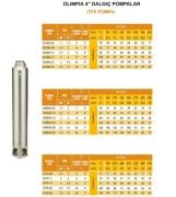 Olimpia  SIGMA 08   2Hp  4'' Tek Motorsuz Dalgıç Pompa