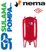 NEMA 1000 LT 10 BAR DİK AYAKLI  HİDROFOR TANKI