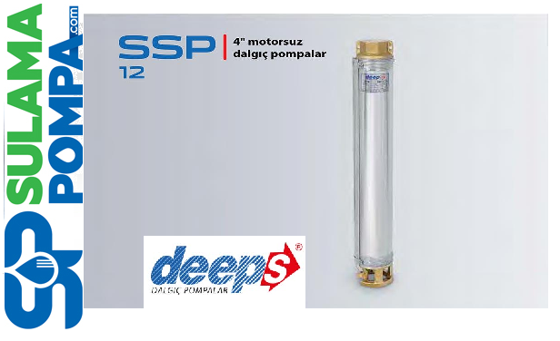 STAR SSP 12/7 1.5 HP 2\'\' ÇIKIŞLI 4\'\' YÜZER ÇARKLI MOTORSUZ POMPA